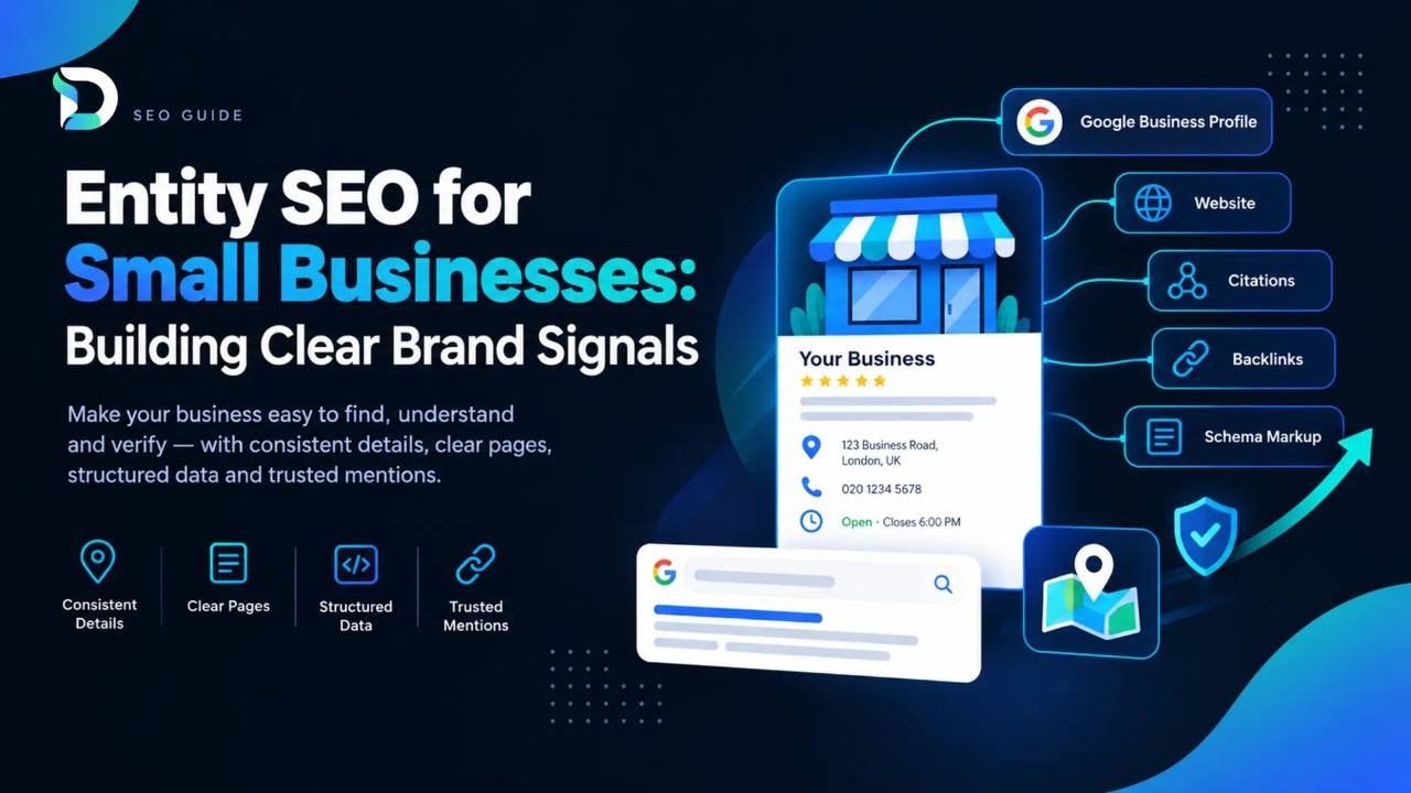 Entity SEO for Small Businesses: Building Clear Brand Signals, Dashient SEO guide