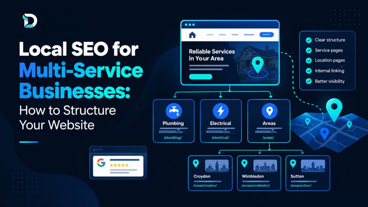 Local SEO for Multi-Service Businesses: How to Structure Your Website, Dashient guide